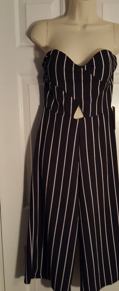 Sexy Black & White Jumpsuit